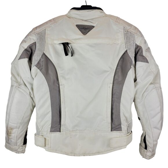 CORTECH LRX Jacket Womens Small White Gray Full Zip Motorcycle Quilted Liner - Picture 11 of 13
